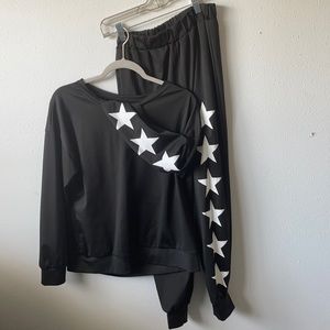 Black Jogger/Lounge Suit,  size Meduim